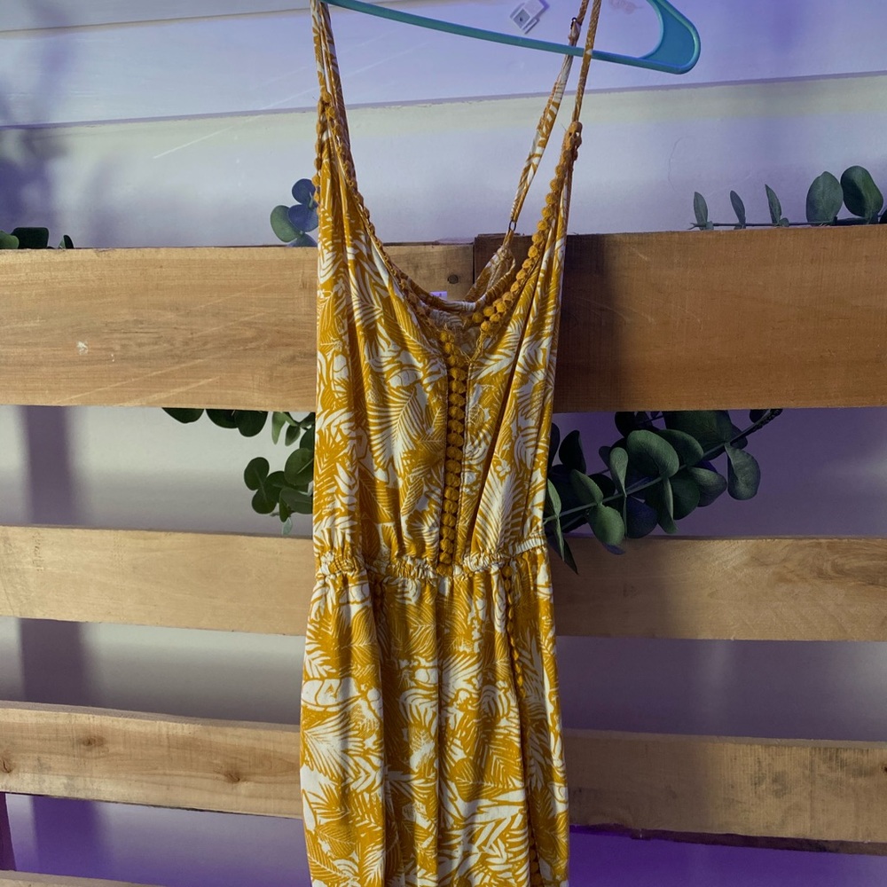 Tropical Print Romper